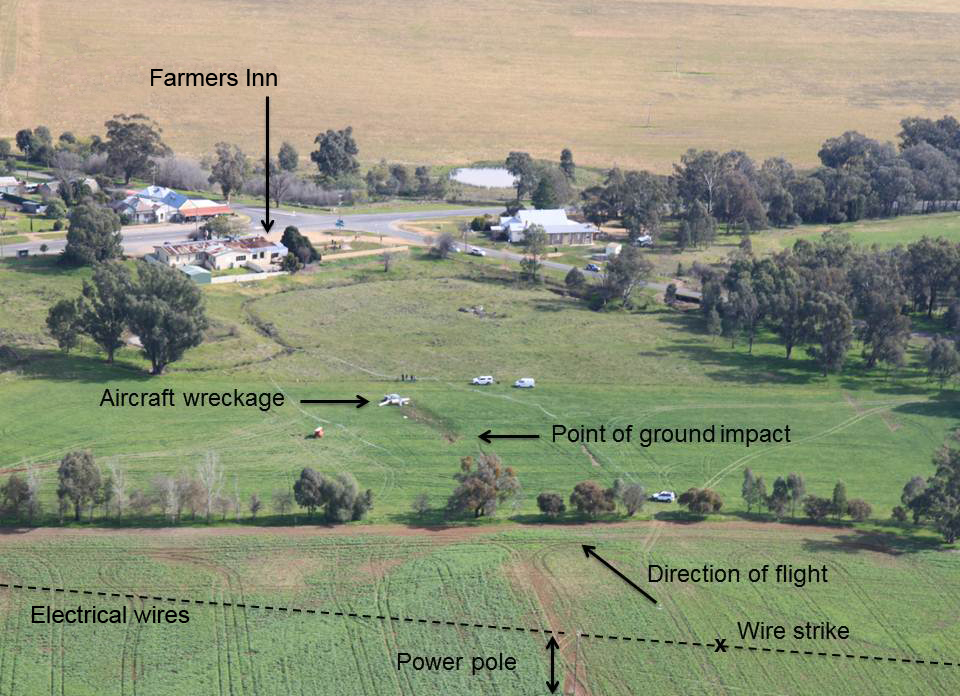 Figure 1: The accident site at Burrumbuttock